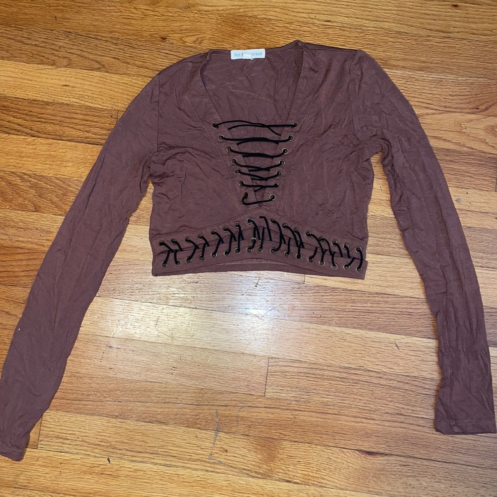 long sleeve crop